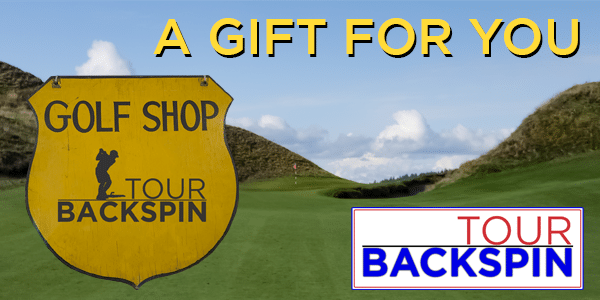 a picture of the Tour Backspin Golf Shop gift card